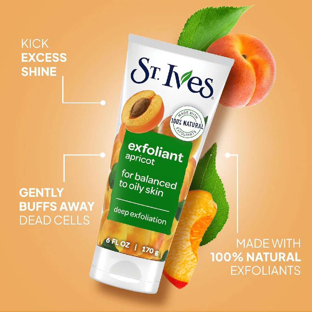 St.Ives Fresh Skin Apricot Face Scrub - 170g (New) 3 St.Ives Fresh Skin Apricot Face Scrub - 170g (New) - Image 3