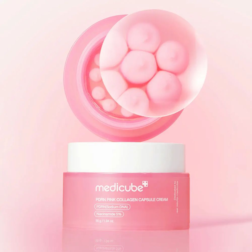 Medicube PDRN Pink Collagen Capsule Cream for Skin Firming and Hydration 55g 3 Medicube PDRN Pink Collagen Capsule Cream for Skin Firming and Hydration 55g - Image 3