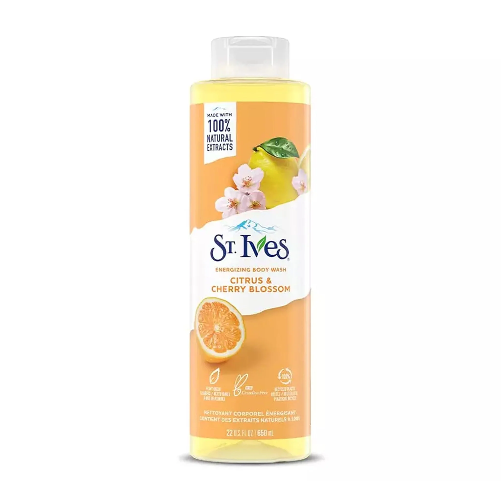 St.Ives Energising Citrus & Cherry Blossom Body Wash - 650ml 1 St.Ives Energising Citrus & Cherry Blossom Body Wash - 650ml