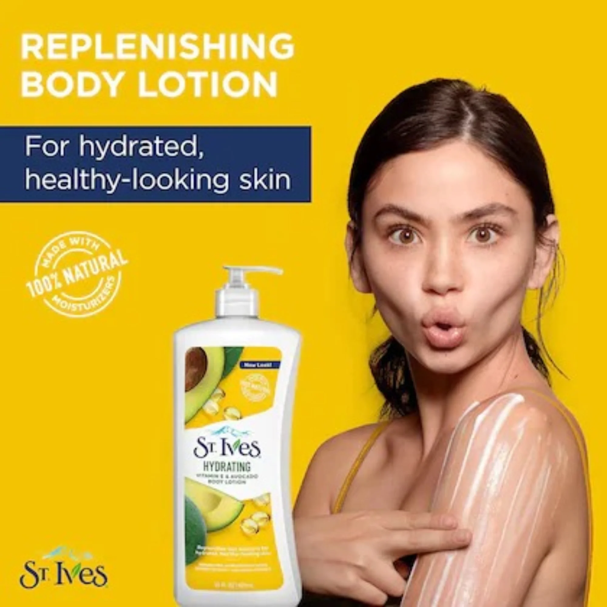St.Ives Hydrating Vitamin E and Avocado Body Lotion - 621ml 3 St.Ives Hydrating Vitamin E and Avocado Body Lotion - 621ml - Image 3