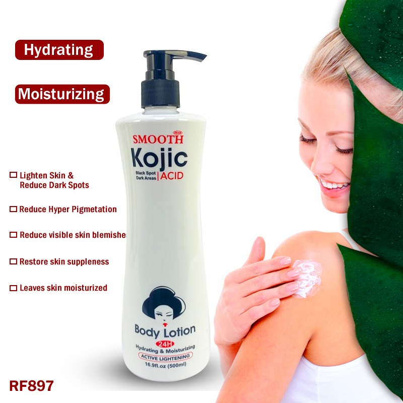 Roushun Kojic Body Lotion Skin Lightening & All Day Smoothing - 500ml 2 Roushun Kojic Body Lotion Skin Lightening & All Day Smoothing - 500ml - Image 2