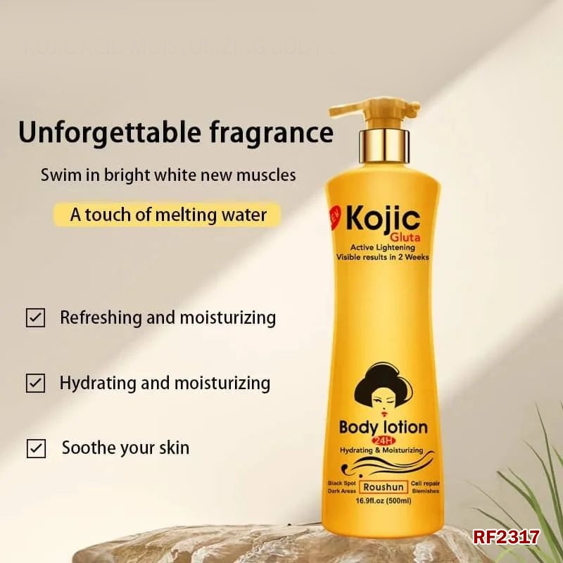 Kojic Gluta Body Lotion Active Lightening Visible Results in 2 Weeks - 500ml 3 Kojic Gluta Body Lotion Active Lightening Visible Results in 2 Weeks - 500ml - Image 3
