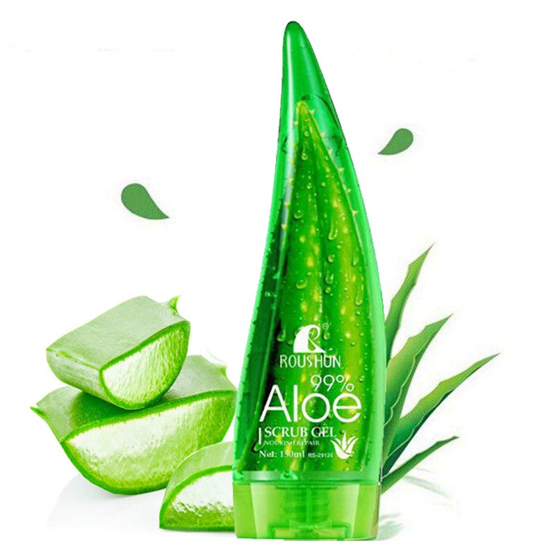 Roushun Aloe Scrub Gel 92% Nourish & Repair 150ml 1 Roushun Aloe Scrub Gel