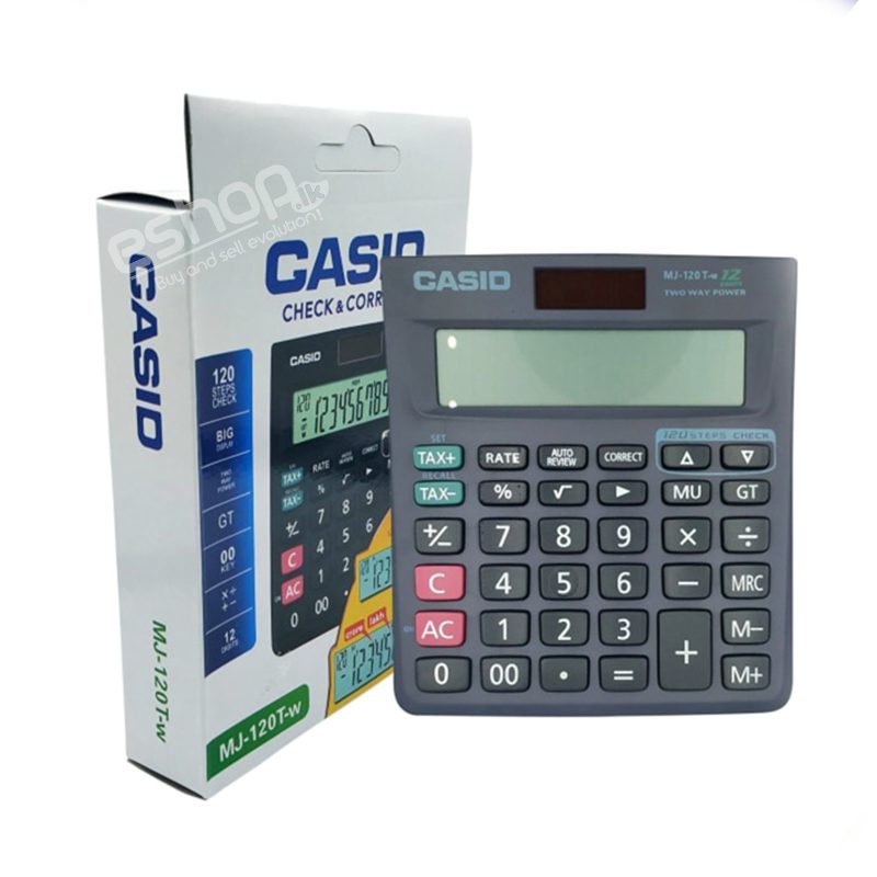 Stationery Store Office Calculator CASIO MJ120TW