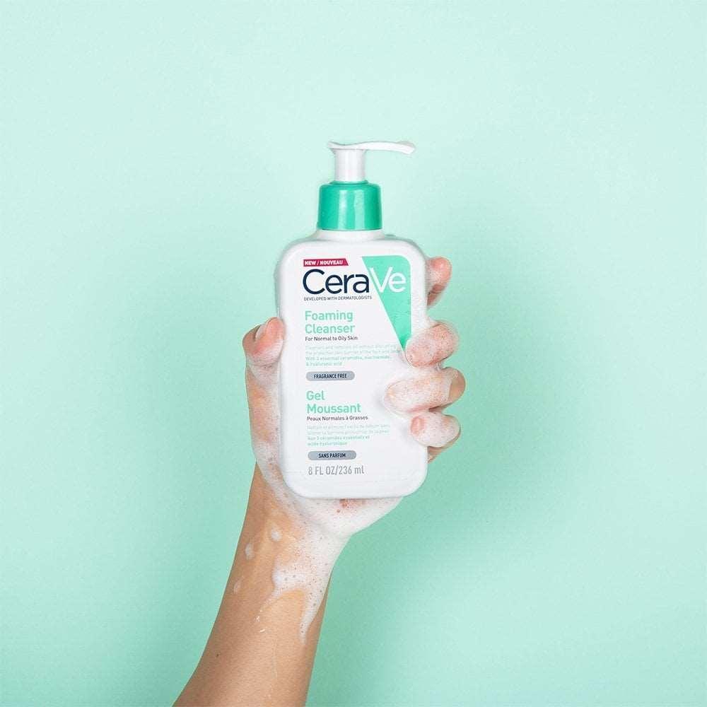 Cerave Foaming Cleanser for Normal to Oily Skin - 236ml 2 Cerave Foaming Cleanser for Normal to Oily Skin - 236ml - Image 2