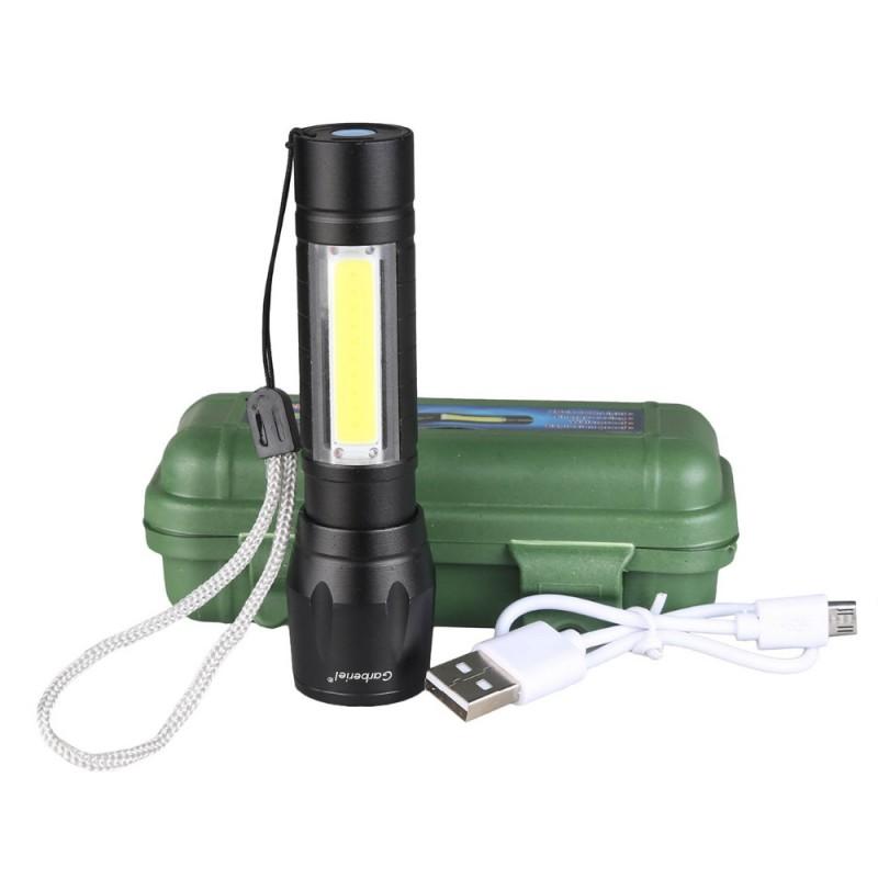 Mini COB LED USB Rechargeable Flashlight Portable Charging Waterproof Torch 2 Mini COB LED USB Rechargeable Flashlight Portable Charging Waterproof Torch - Image 2