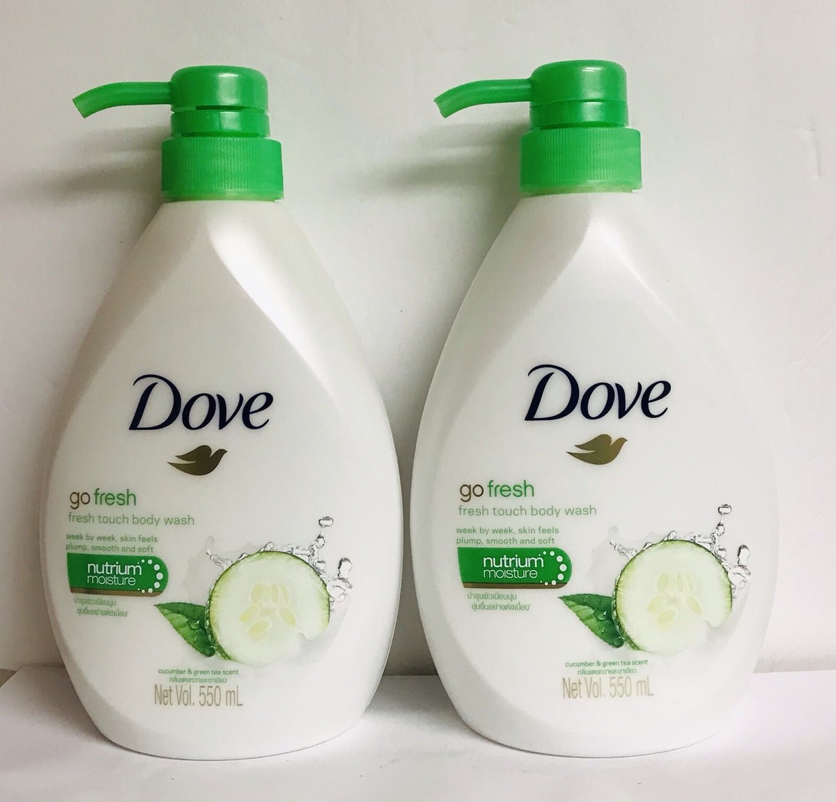 Dove Go Fresh Touch Body Wash with Cucumber and Green Tea Scent 1L 4 Dove Go Fresh Touch Body Wash with Cucumber and Green Tea Scent 1L - Image 4
