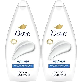 Dove Hydrate Gently Cleanser Body Wash 450ml 2 Dove Hydrate Gently Cleanser Body Wash 450ml - Image 2