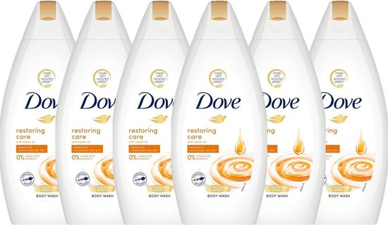 Dove Restoring Care Oil & Cream Body Wash with Castor Oil 500ml 2 Dove Restoring Care Oil & Cream Body Wash with Castor Oil 500ml - Image 2