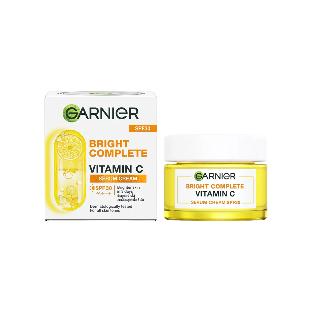 Garnier Bright Complete Vitamin C Serum Cream SPF30 - 50ml 1 Garnier Bright Complete Vitamin C Serum Cream SPF30 - 50ml