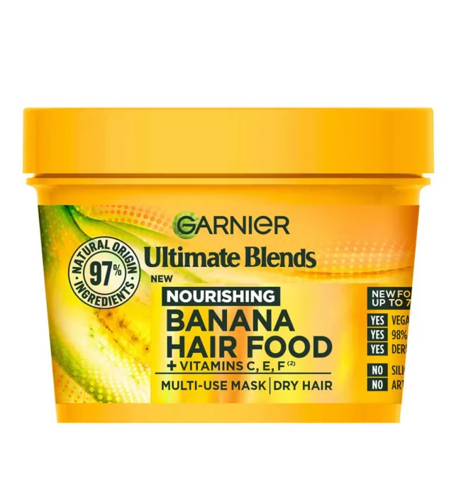 Garnier Ultimate Blends Banana 3 in 1 Hair Mask - 390ml