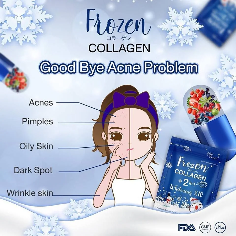 Frozen Collagen 2 in 1 Whitening & Anti-Aging Supplement (Thailand) 3 Frozen Collagen 2 in 1 Whitening & Anti-Aging Supplement (Thailand) - Image 3