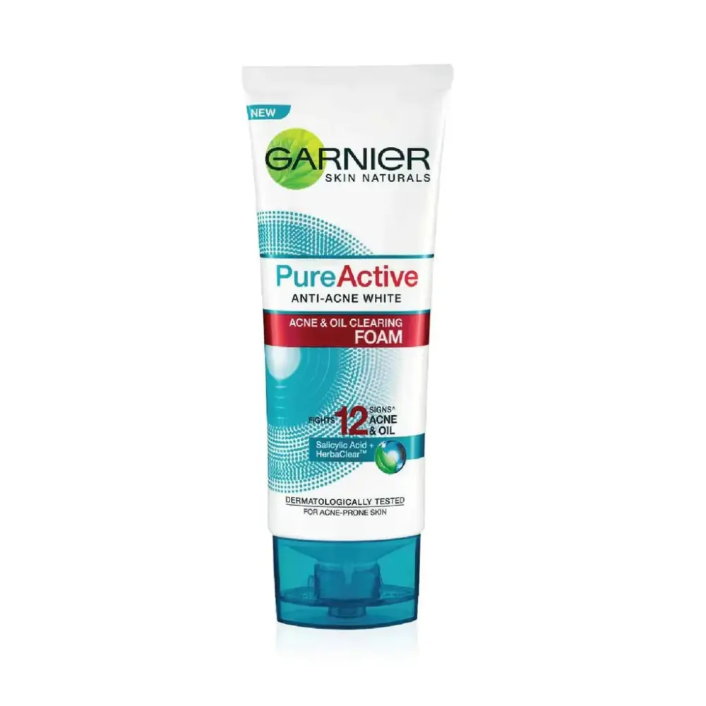 Garnier Pure Active Anti Acne White Foam - 100ml