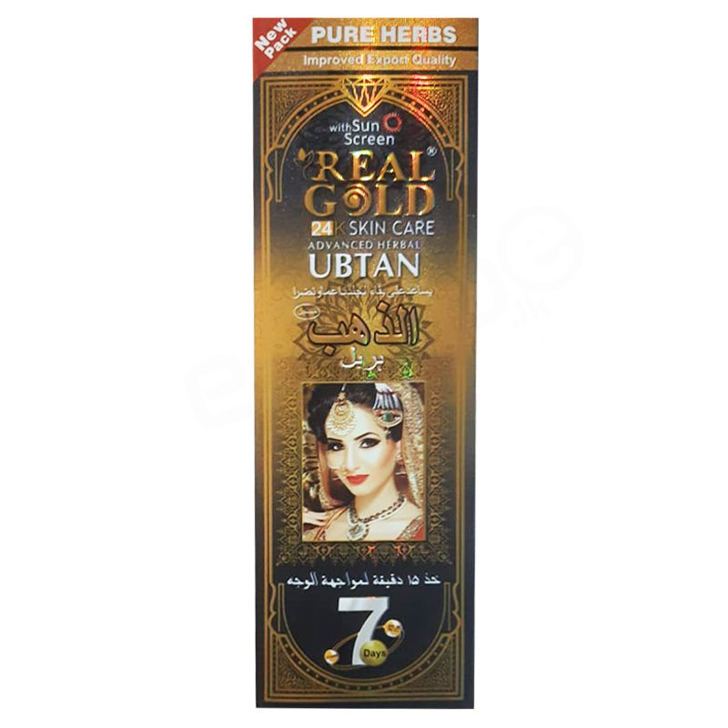 Real Gold 24K Skin Care Sun Screen Advanced Herbal