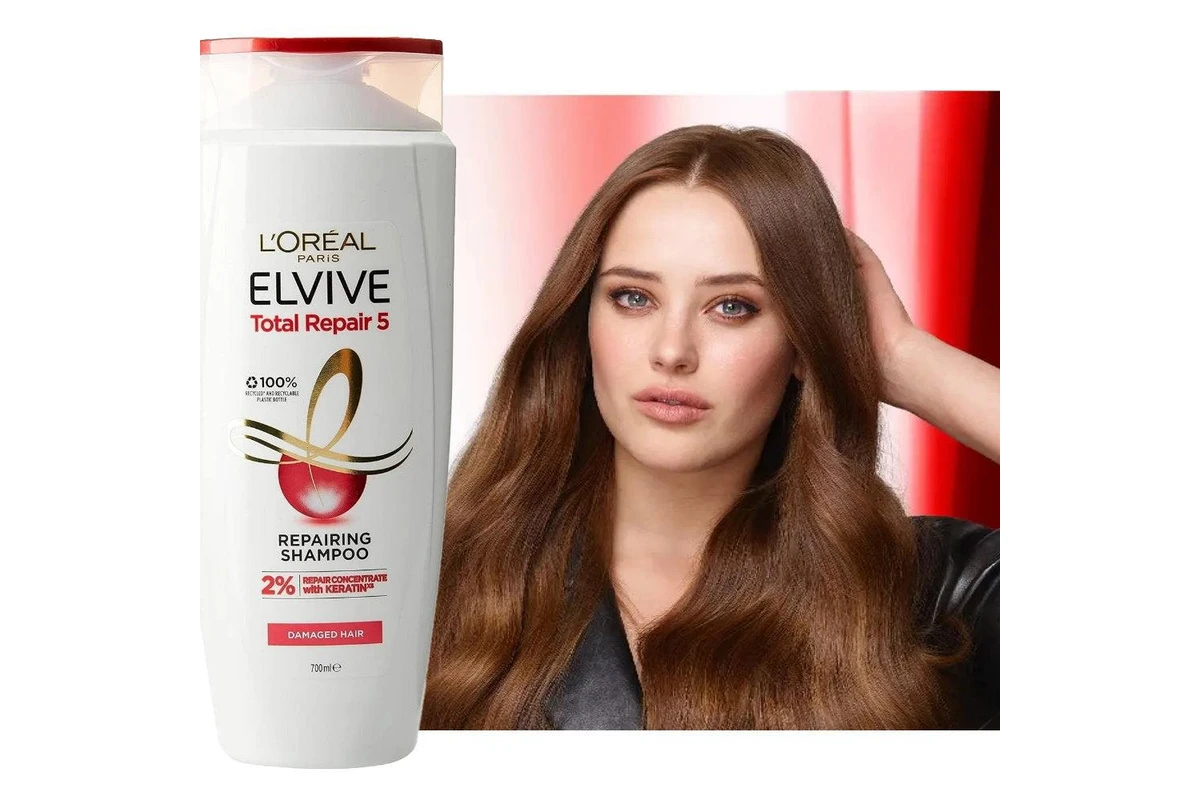 Loreal Total Repair 5 Shampoo - 400ml 4 Loreal Total Repair 5 Shampoo - 400ml - Image 4