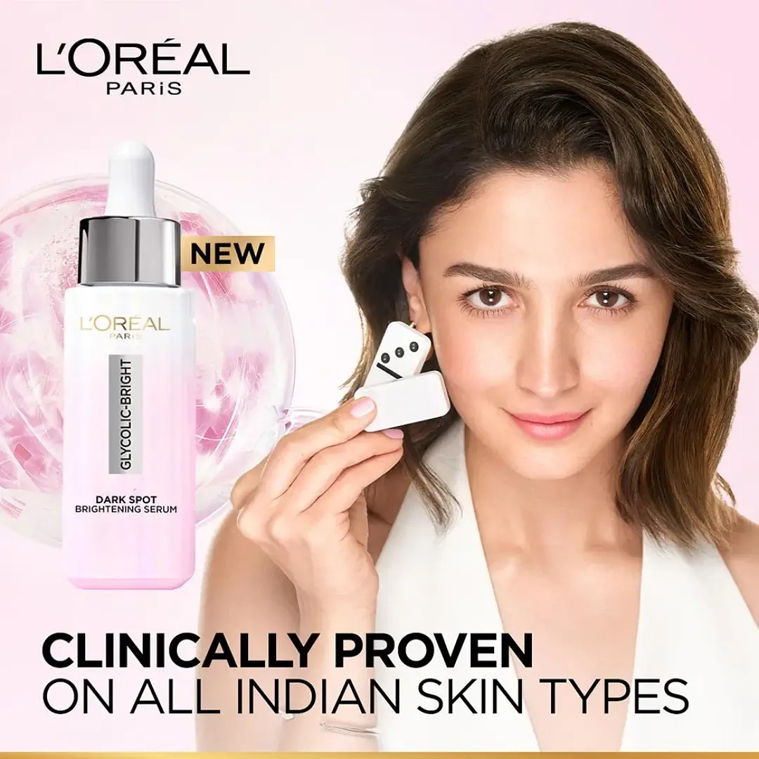 L'Oreal Paris Dark Spot Glycolic Acid Brightening Serum with 8% Melasyl - 30ml 2 L'Oreal Paris Dark Spot Glycolic Acid Brightening Serum with 8% Melasyl - 30ml - Image 2