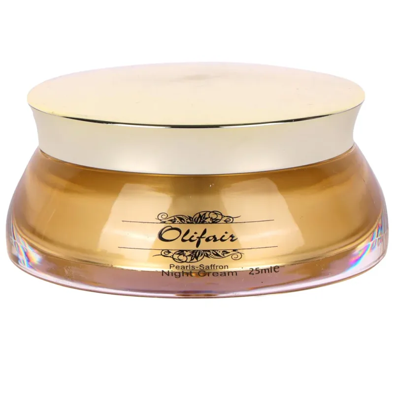OLIFAIR Night Cream Effect Pearls Saffron – 25ml 3 OLIFAIR Night Cream Effect Pearls Saffron – 25ml - Image 3