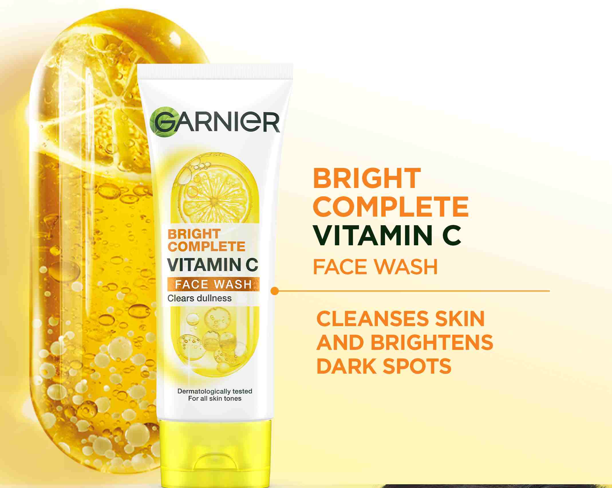Garnier Light Complete Brightening Face Wash -100ml 2 Garnier Light Complete Brightening Face Wash -100ml - Image 2