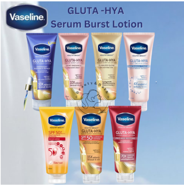 Vaseline Gluta Hya Over Night Radiance Repair Serum Burst Body Lotion - 300ml 2 Vaseline Gluta Hya Over Night Radiance Repair Serum Burst Body Lotion - 300ml - Image 2