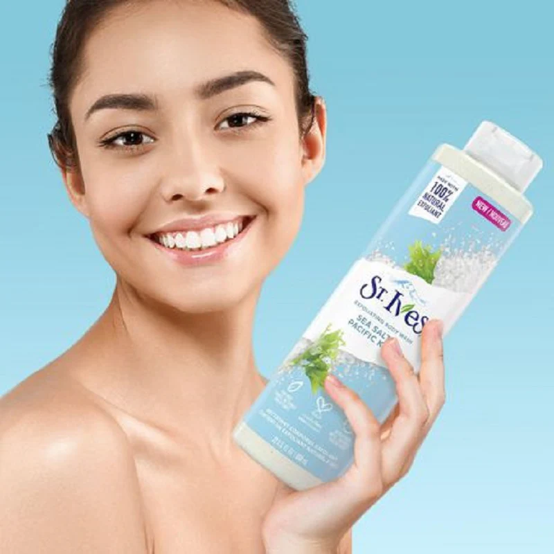 St.Ives Exfoliating Body Wash Sea Salt & Pacific Kelp - 650ml 3 St.Ives Exfoliating Body Wash Sea Salt & Pacific Kelp - 650ml - Image 3