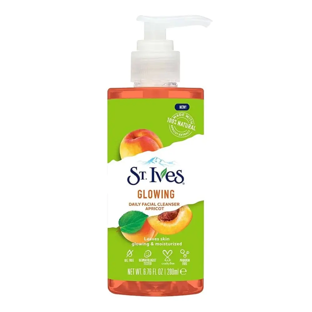 St. Ives Glowing Daily Facial Cleanser with 100% Natural Apricot Extracts - 200ml