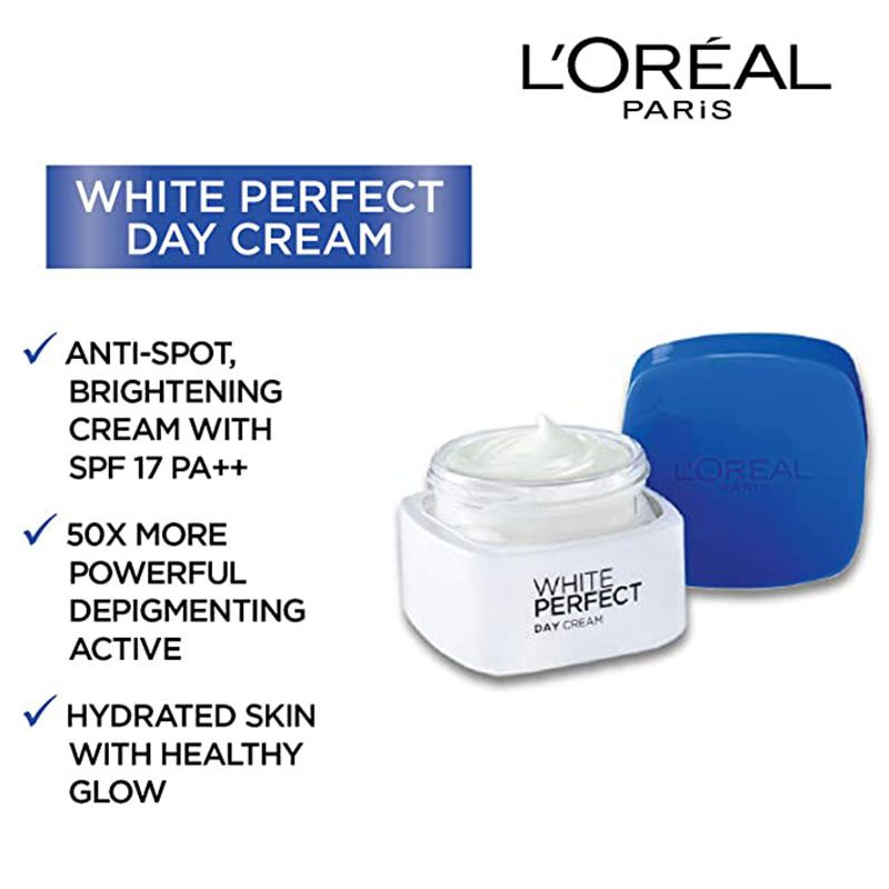 Original Loreal Paris White Perfect Whitening Day Cream SFP 17 PA++ 2 Original Loreal Paris White Perfect Whitening Day Cream SFP 17 PA++ - Image 2