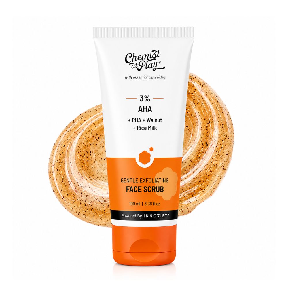 Chemist at Play 3% AHA Dual-Action Exfoliating Face Scrub 100ml 1 Chemist at Play 3% AHA Face Scrub