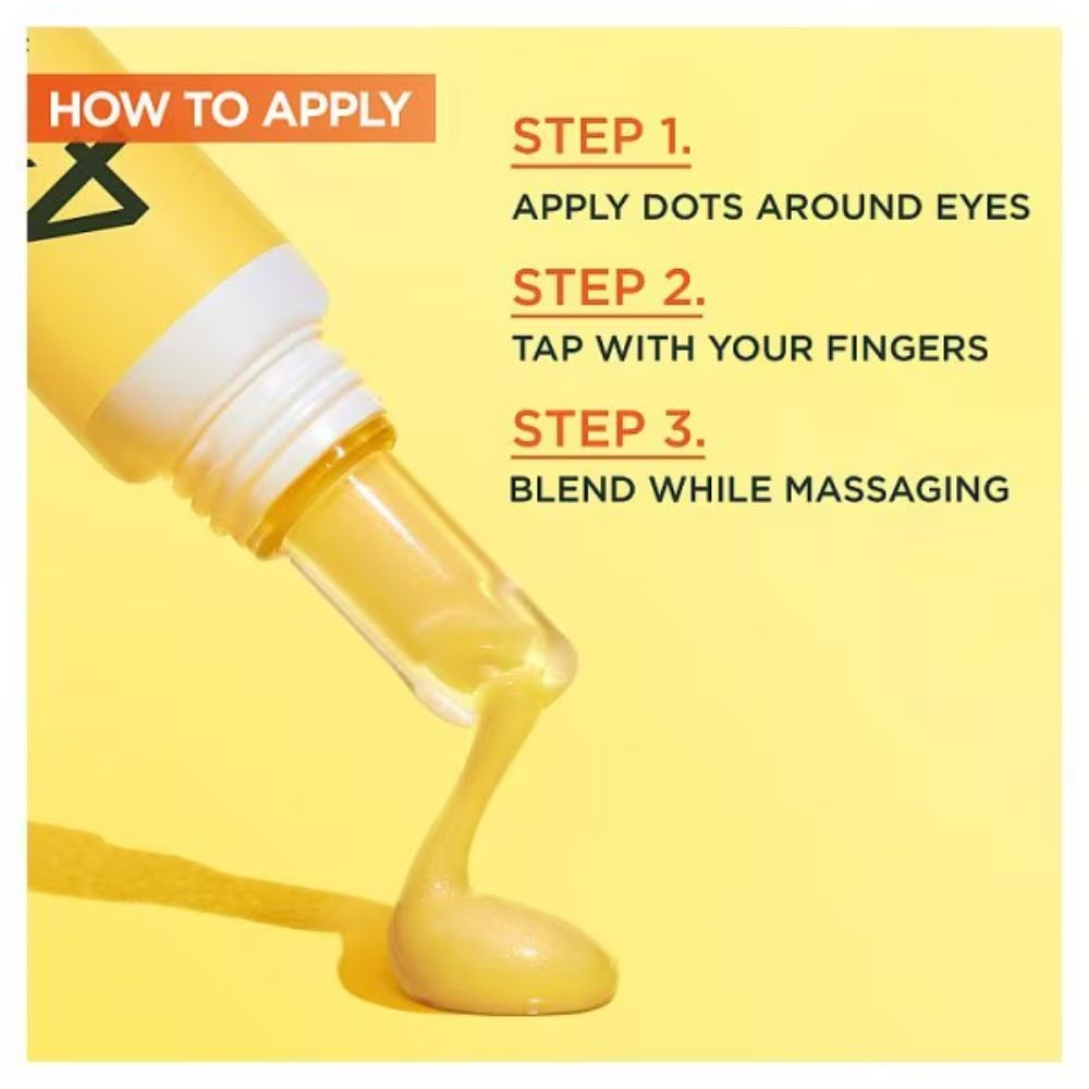 Garnier Skin Active Vitamin C Brightening Eye Cream 15ml 3 Garnier Vitamin C eye cream Sri Lanka