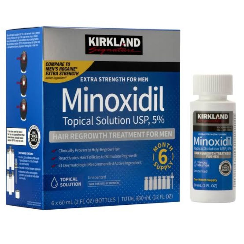 Minoxidil 5% hair regrowth treatment bottle for hair loss available online in Sri Lanka