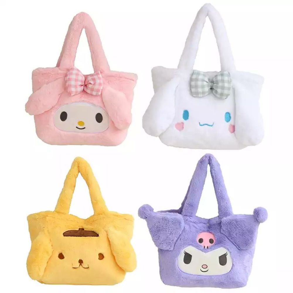 eShop.lk Hello Kitty Plush Handbag for Kids and Women Standard 4 Hello Kitty fashion accessory