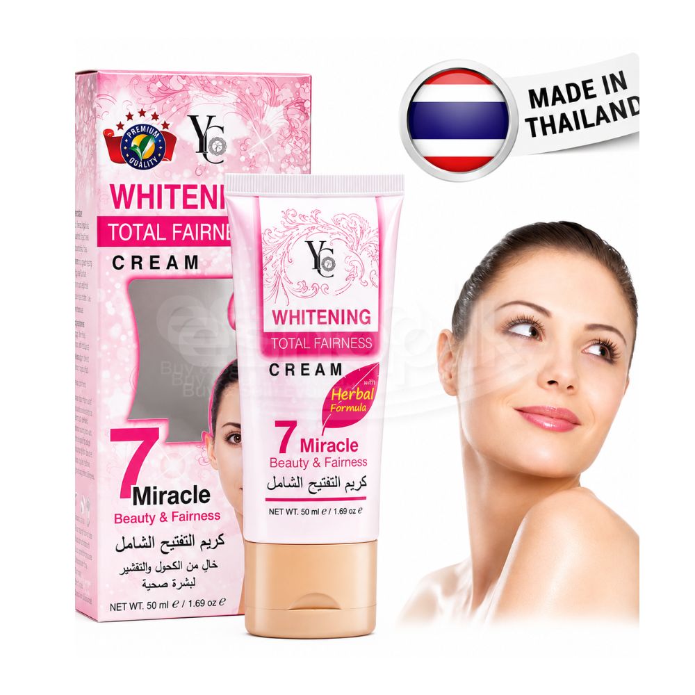 7 Miracle Whitening Cream Fairness & Beauty YC 50ml 1 7 Miracle Whitening Cream