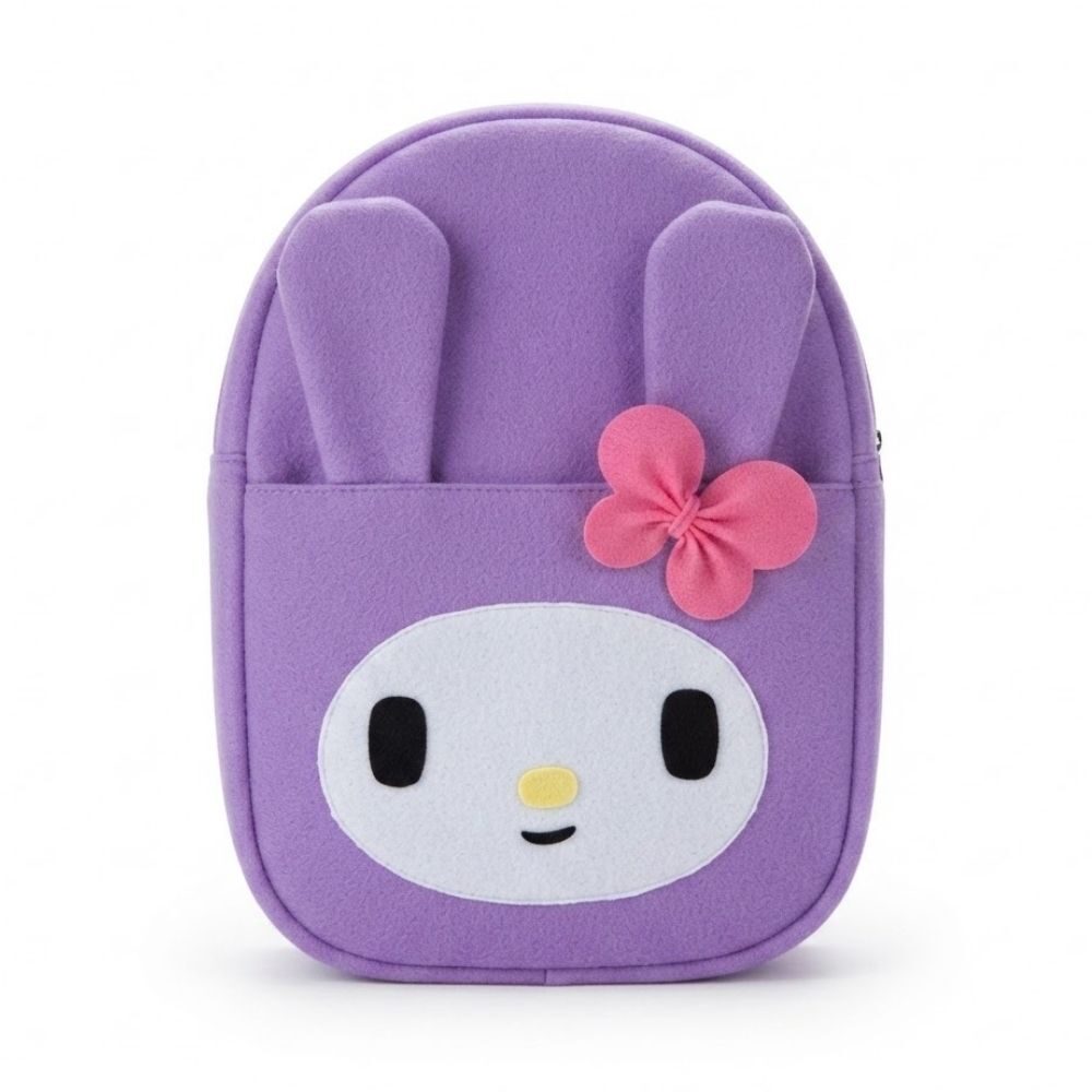 Cute purple bunny nursery bag for kids