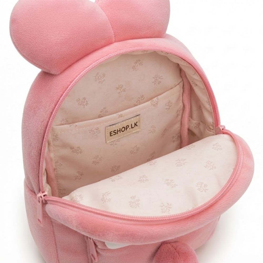 Nursery Bag – Pink Kids Cute Bunny Backpack 4 bunny nursery bag