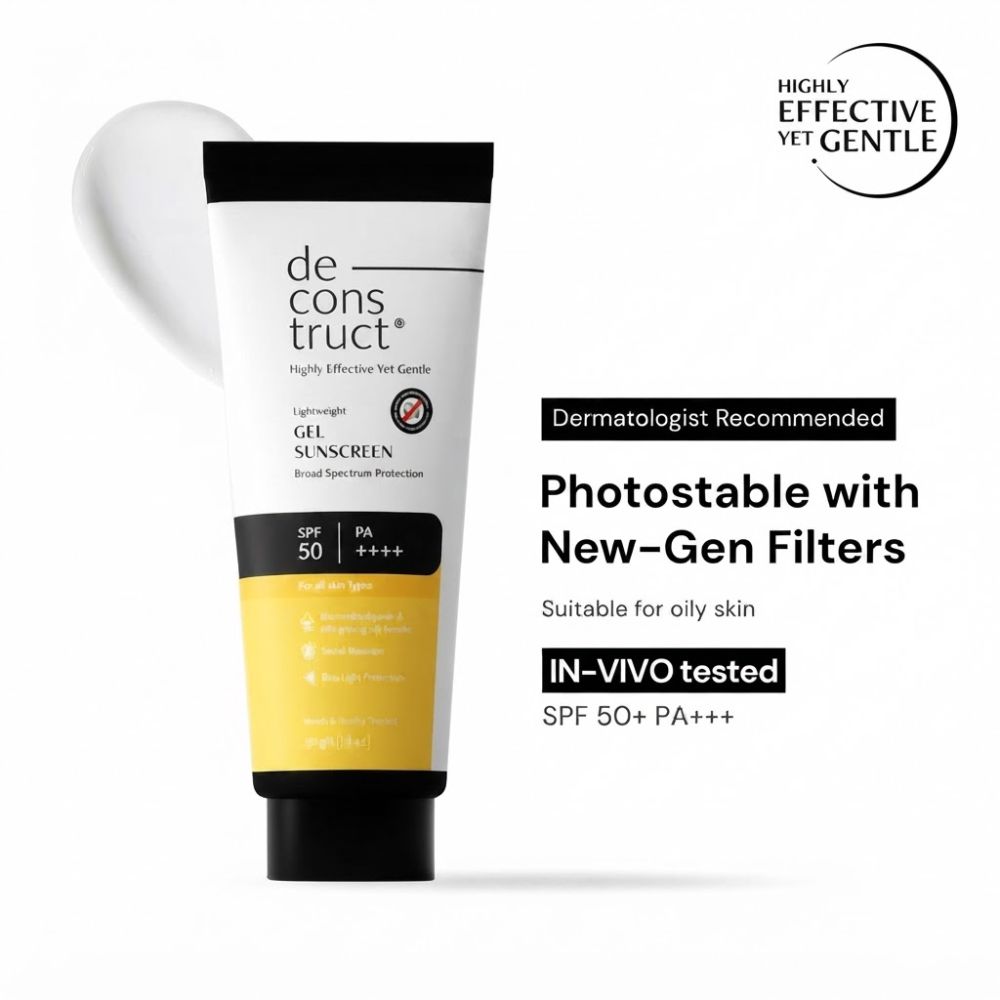 Deconstruct Lightweight Face Gel Sunscreen SPF 50+ PA+++ 50g 3 Deconstruct sunscreen 50g