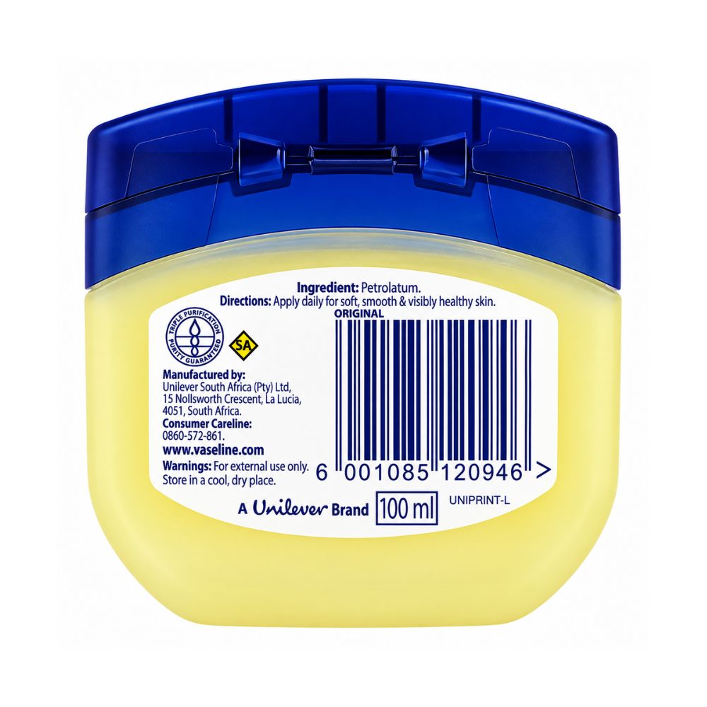 Vaseline Blueseal Pure Petroleum Jelly Original 100ml for Dry Skin Care 2 Vaseline petroleum jelly Sri Lanka