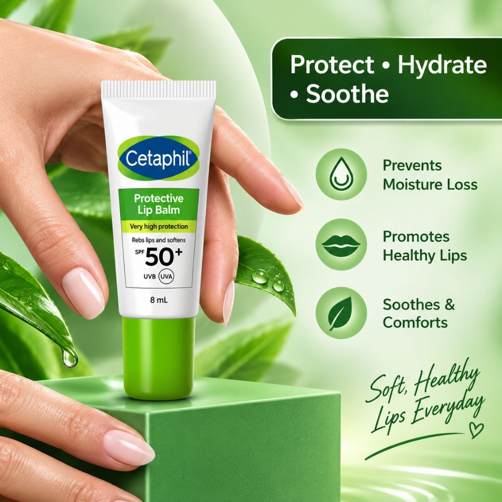 Cetaphil Lip Balm SPF 50+ Protective Sunscreen Lip Therapy 8ml 4 Cetaphil Lip Balm SPF 50+ Protective Sunscreen Lip Therapy 8ml - Image 4